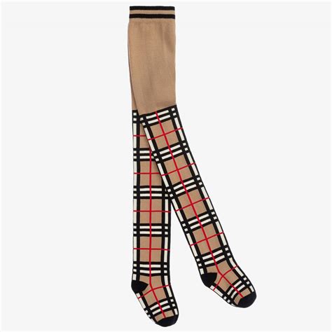 burberry girls tights